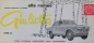 Preview: Alfa Romeo Giulietta 1300 Modelprogram 1958 Carbrochure (0764)