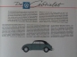 Preview: Volkswagen Käfer Cabriolet Modellprogramm 1956 Reuters-Motive Automobilprospekt (0798)