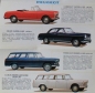 Preview: Peugeot Modellprogramm 1963 Automobilprospekt (0929)