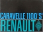 Preview: Renault Caravelle 1100 Modelprogram 1958 Carbrochure (0920)