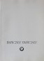 Preview: BMW 2500 - 2800 Modellprogramm 1968 Automobilprospekt-Mappe (7682)