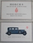 Preview: Horch 8 "Der deutsche Achtzylinder" Modelprogram 1929 (S0369)