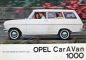 Preview: Opel Kadett Car A Van 1000 Modellprogramm 1963 Automobilprospekt (11087)