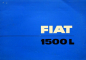 Preview: Fiat 1500 L Modellprogramm 1963 Automobilprospekt (11083)