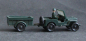 Preview: Siku Willys Jeep with Trailer V92 Plasticmodel 1958 (10542)