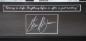 Preview: Steve McQueen Gulf-Porsche Photo "Salute" with Autograph framed (10572)
