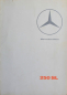 Preview: Mercedes-Benz 250 SL Modellprogramm 1967 Automobilprospekt (3814)