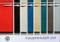 Preview: Volkswagen Käfer 1200 Modellprogramm Farbtafeln 1963 Automobilprospekt (10634)