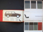 Preview: Volkswagen 1500 Modellprogramm 1965 Farbkartenmappe (10673)