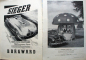 Preview: Borgward Modellprogramm 1955 Testberichte, Poster und Foto-Konvolut (10737)