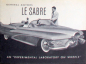 Preview: Buick Le Sabre Conceptcar Modelprogram 1951 Carbrochure (10753)