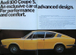 Preview: Audi 100 Coupe S Modellprogramm 1974 Automobilprospekt (10851)