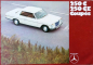 Preview: Mercedes-Benz 205  CE Coupe Modellprogramm 1969 Automobilprospekt (10878)