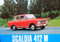 Preview: Moskwitsch Scaldia 412 M Modellprogramm 1965 Automobilprospekt (10900)