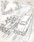 Preview: Brockbank "Motoring through Punch 1900-1970" Automobil-Karikatur 1971 (10922)