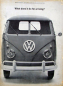 Preview: Volkswagen Transporter T1 Modellprogramm 1962 "What does it do for a living" Automobilprospekt (10930)