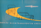 Preview: Barkas V 901/2 Kleintransporter Modellprogramm 1962 Lastwagenprospekt (11013)