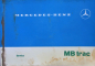 Preview: Mercedes-Benz Unimog MB Trac Kundendienstheft 1974 (11197)