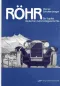 Preview: Schollenberger "Röhr - Ein Kapitel deutscher Automobilgeschichte" Röhr Historie 1996 (11406)