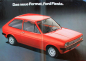 Preview: Ford Fiesta Modellprogramm 1976 "Klasse statt Masse" Automobilprospekt (11512)