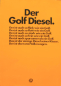 Preview: Volkswagen Golf Diesel Modellprogramm 1976 Automobilprospekt (11610)