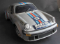 Preview: Dickie Spielzeug Porsche 934 Martini Racing Plastikmodell 1972 (11556)