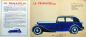 Preview: Renault Vivasport Primastella 6 Zylinder Modellprogramm 1934 Automobilprospekt (11602)