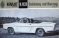 Preview: Renault Floride Caravelle Cabriolet 1963 Betriebsanleitung mit Ergänzung (11630)