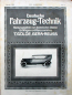 Preview: "Deutsche Fahrzeug-Technik" Fahrzeug-Karosseriemagazin 1922 (11657)