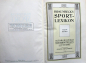 Preview: Braunbeck "Sport-Lexikon" Automobil-Motorboot-Luftfahrt-Jahrbuch 1912 Lederausgabe (11714)
