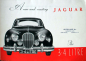 Preview: Jaguar 3,4 Litre Modellprogramm 1958 "New and exciting" Automobilprospekt (11739)
