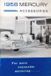 Preview: Ford Mercury Modellprogramm Accessories 1958 Automobilprospekt (11792)