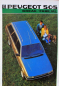 Preview: Peugeot 505 Break Familial Modellprogramm 1985 Automobilprospekt (11784)