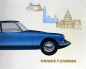 Preview: Citroen DS Modellprogramm 1963 "Unique Citroen" Automobilprospekt (11753)