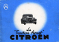 Preview: Citroen 11 CV Traction Avant Modellprogramm 1938 Automobilprospekt (11747)