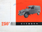 Preview: Citroen 2 CV 250 Kg Fourgonnette Modellprogramm 1958 Automobilprospekt (11745)