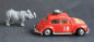 Preview: Corgi Toys Volkswagen Käfer 1200 Safari 1965 Metallmodell mit Figur (11805)