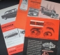 Preview: Checker Marathon Modelprogram 1965 three brochures lot (5951)