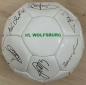 Preview: Volkswagen Football 2002 "Eroeffnung Volkswagen Arena" with original VfB Wolfsburg Soccer-Autographs (5855)