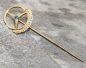 Preview: Mercedes-Benz 1955 goldplated pin 500.000 Km with jewel (0007)