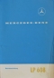 Preview: Mercedes-Benz LP 800 Frontlenker-Lastwagen 1966 Betriebsanleitung (6449)