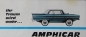 Preview: Amphicar Modellprogramm 1963 "Ein Traum wird wahr..." Automobilprospekt (1596)