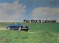 Preview: Fiat 1600 S Cabriolet Modellprogramm 1962 Automobilprospekt (0089)