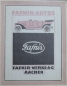 Preview: Fafnir Autos Modelprogram 1914 (S0115)