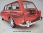 Preview: Volkswagen 1600 Kombi Modellprogramm 1968 "If it's not a station wagon" Automobilprospekt (0217)
