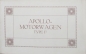 Preview: Apollo Motorwagen Type F 1912 Modellprogramm (S215)