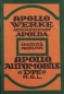 Preview: Apollo Automobile Type R 6 L 1912 Ersatzteilliste (S0217)