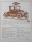 Preview: Chevrolet Superior Modellprogramm 1926 Automobilprospekte (3895)