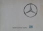 Preview: Mercedes-Benz 220 Modellprogramm 1963 Automobilprospekt (0365)