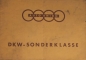 Preview: DKW Sonderklasse Modelprogram 1939 Carbrochure (4868)